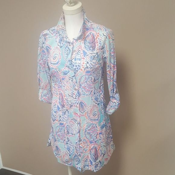 SOLD!!! LILLY PULITZER Jupiter Island Tunic - Picture 1 of 6